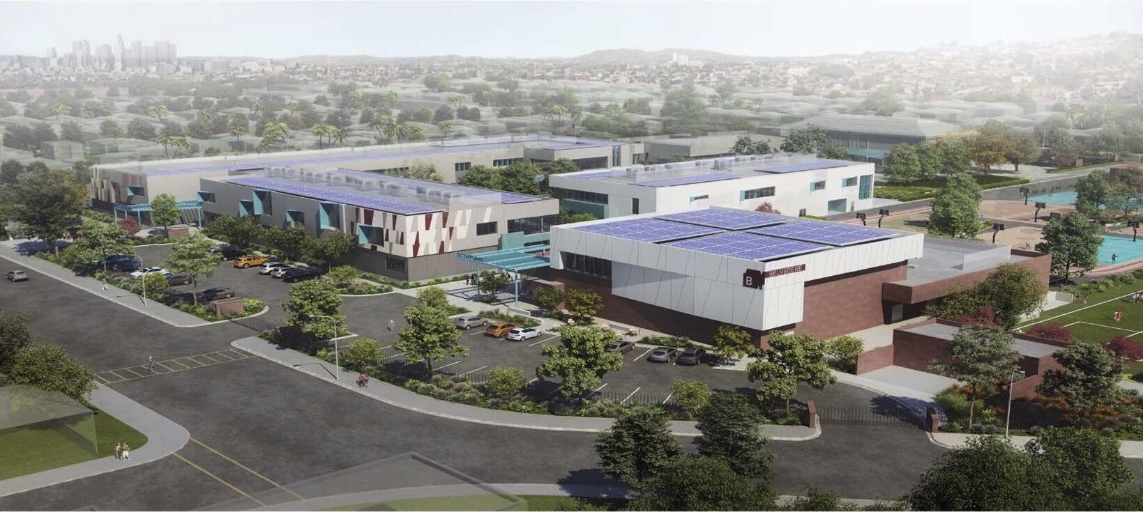 Belvedere Middle School rendering